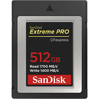 Карта памяти SanDisk Extreme PRO CFexpress Type B 512 ГБ
