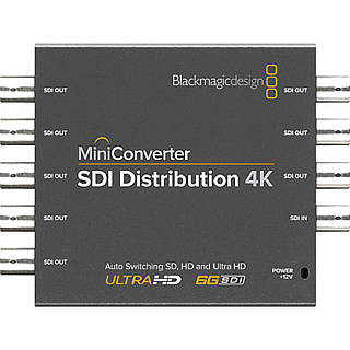 Сплитер Blackmagic Mini Converter SDI Distribution 4K c адаптером питания
