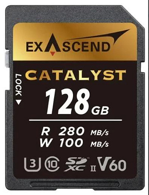 Карта памяти SDXC Exascend Catalyst UHS-II 128 ГБ