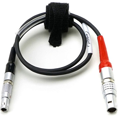 Timecode кабель Red Lemo 4pin - Lemo 5pin