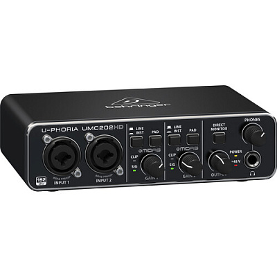 Аудиоинтерфейс Behringer U-Phoria UMC202HD