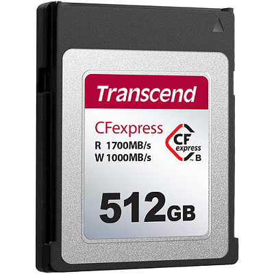 Карта памяти Transcend 820 CFexpress Type B 512 ГБ W1000MB/s