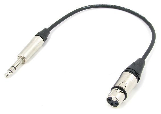 Кабель XLR (F) - Jack 6.3