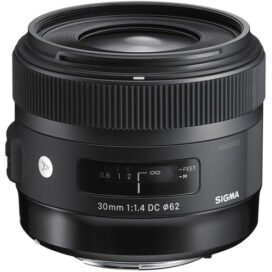 EF-S Sigma 30mm F1.4 DC HSM Art Ø62