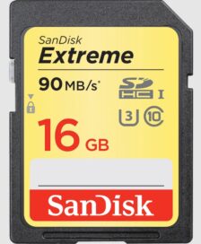 Карта памяти SDHC Sandisk Ultra (16 ГБ; W 10MB/s)