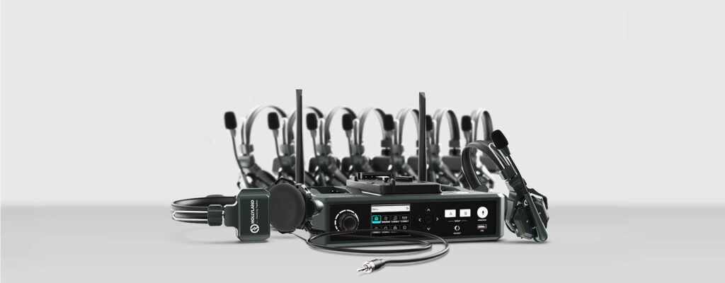 Hollyland Solidcom C1-HUB8S Full-Duplex Wireless DECT Intercom System with 9 Headsets and HUB Base (1.9 GHz) 1