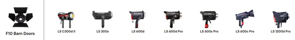 Шторки Aputure F10 Barndoors 2