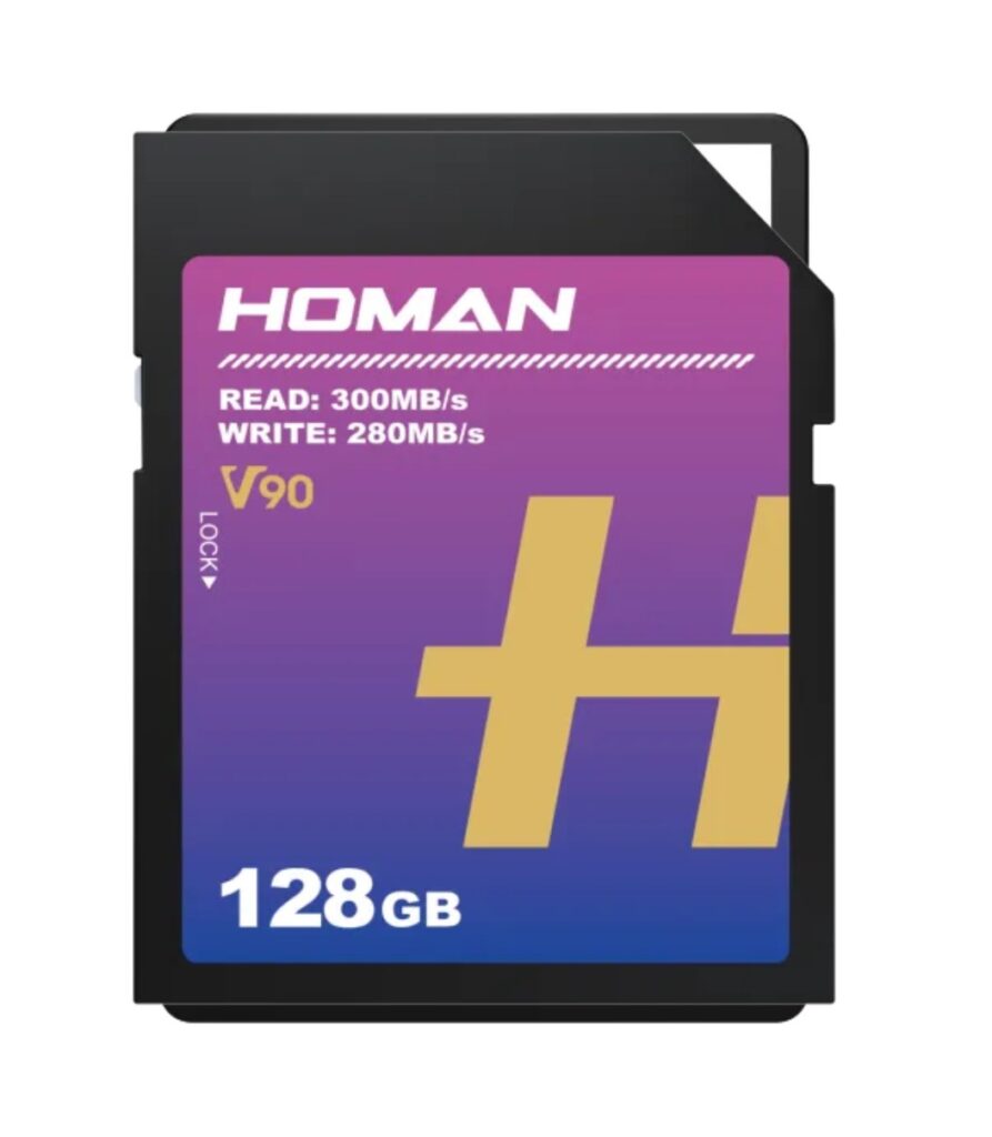 Карта памяти Homan UHS-II SDXC  (UHS-II; V90; 128gb; W 280MB/s) 