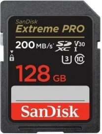 Карта памяти SDXC Sandisk Extreme PRO (V30; 128GB; W90MB/s)