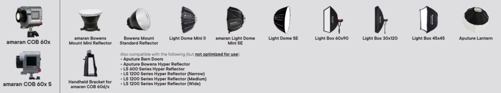 Светодиодный прибор Amaran COB 60x S Bi-Color 7