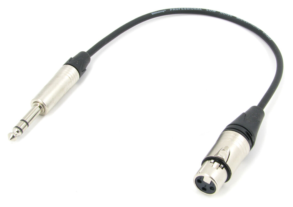 Кабель XLR (F) - Jack 6.3 