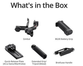 Комплект стабилизатора DJI RS 4 Pro Gimbal Stabilizer